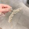 Women's Hair Clip Pearl Fan Tassel Back of Head Butterfly Clips Fashion Hair Accessories Barrette Hair Supplies