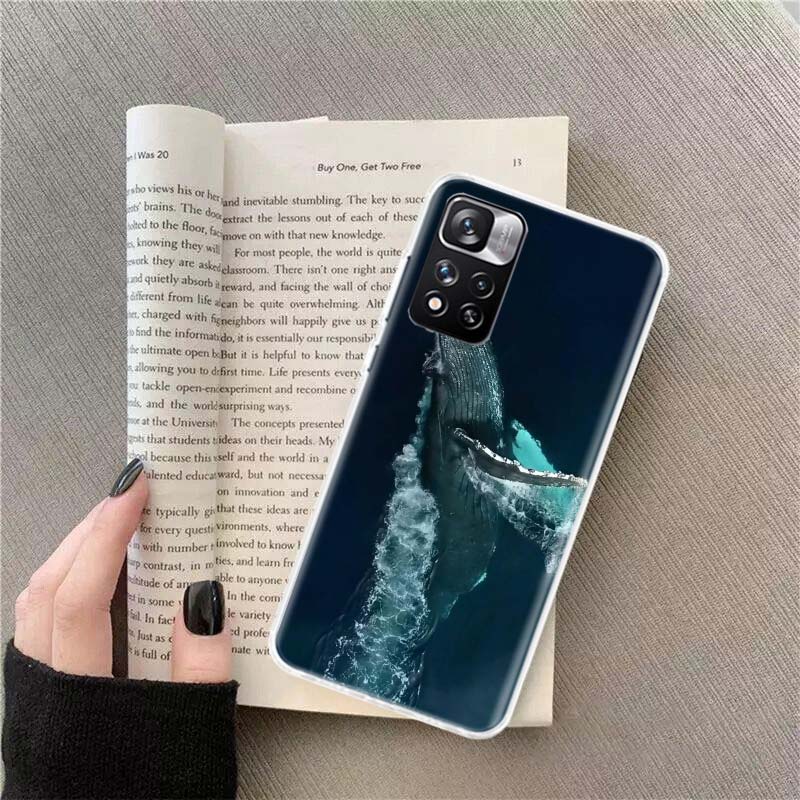 Whale Sea Giant Phone Case For Xiaomi Poco F7 14 Ultra Mi 15 10 11 Lite X7 X6 X5 X3 M5S M6 10T 11T F6 F5 Pro F4 GT Cover