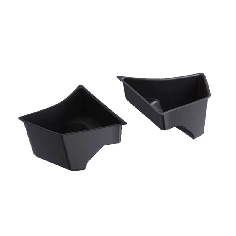 Water Resistant Automotive Door Panel Storage Containers Set of 2 Plastic Easy to Clean For Travel Essential & Daily Use