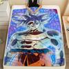 Dragon Ball Character Print Flannel Blanket High Quality Comfortable for All Seasons Home Decor Warmth and Comfort Perfect for Christmas Gifts