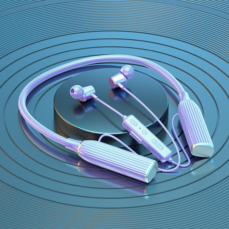 2025 K1689 Neckband Bluetooth 5.3 Earphones: Wireless In-Ear Stereo Sound for Running & Sports