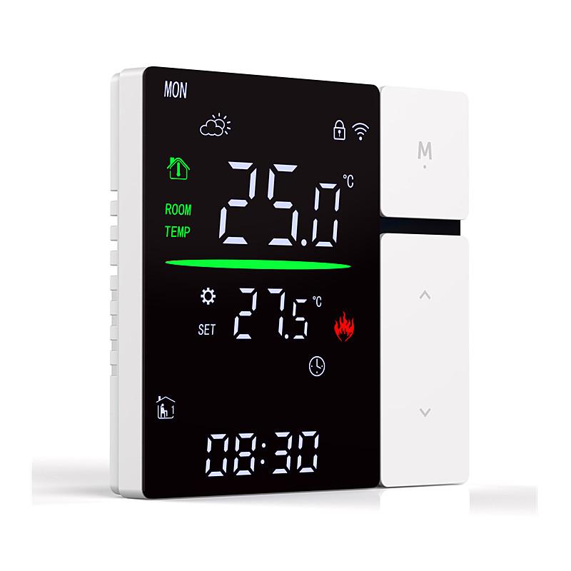 WiFi Smart Thermostat for Electric Underfloor Heating Water Gas Boiler Room Thermostat Digital Temperature Controller Compatible with Tuya