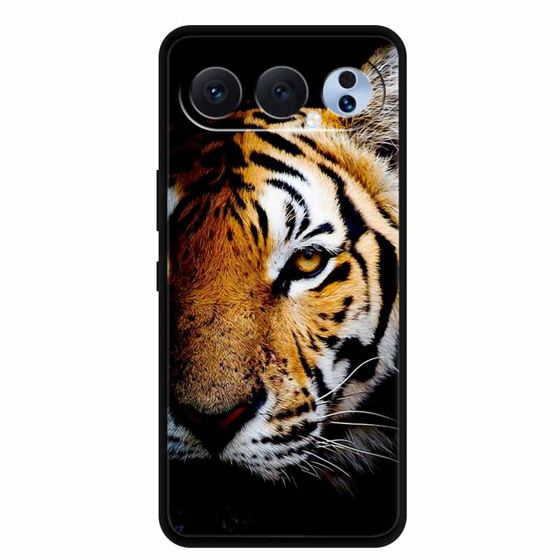 Hülle Für Honor 500 Pro 5G Tiere Löwe Weiche Schwarze Silikon TPU Handyhülle Für Honor 500 Pro Hülle 6.55" Schutz Stoßfänger Fundas
