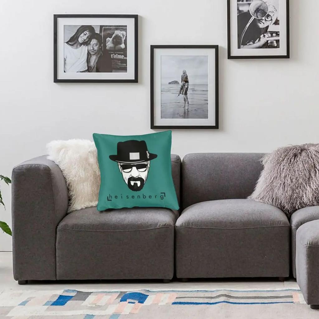 Breaking Bad Hat Tv Series Heisenberg Pillowcase Printing Polyester Cushion Cover Decorative Pillow Case Cover Sofa
