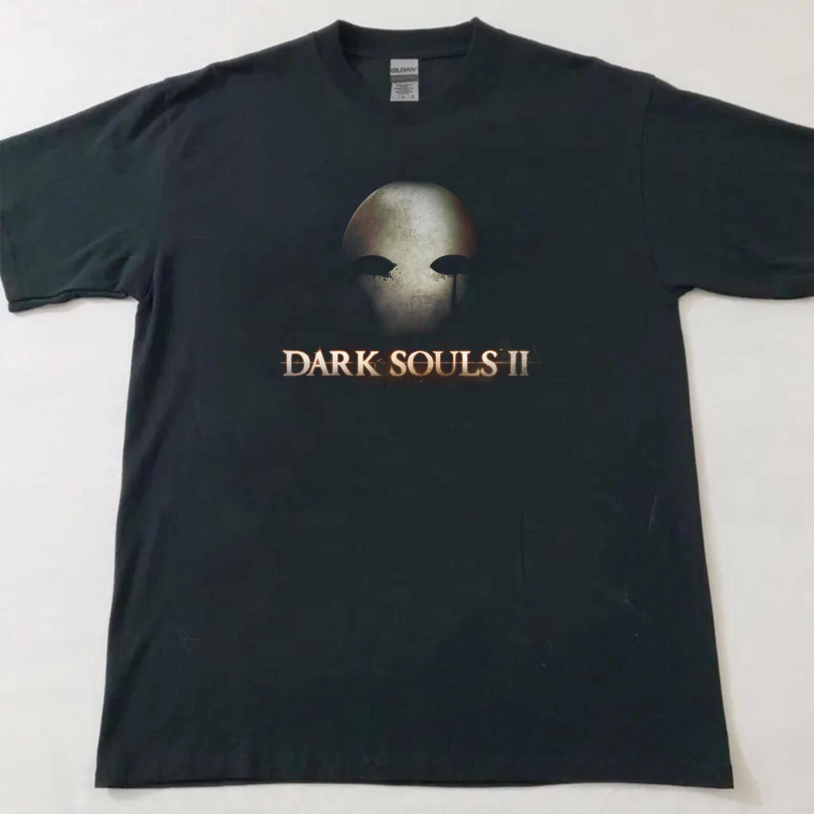 Dark Souls 2 T-Shirt, Unisex Cotton 90s Alt Rock Tee, S
