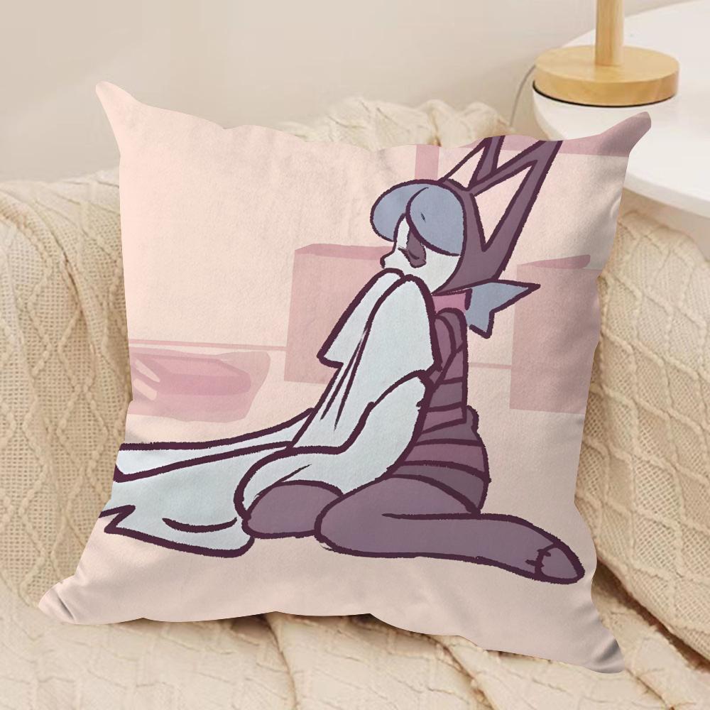 Psychocuties Mimi Cushion Cover Soft Plush Fabric DoubleSided Printed Sofa Cushion Cover for All Seasons Home Decor Gift