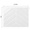 V-Shaped Waterproof Oil-Proof Self-Adhesive Decorative Wall Sticker for Home Beautification