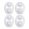 4Pcs Car Door Lock Pads Auto Door Buffer Shock Absorber Silicone Car Door Closing Buffer Cushion Protector Goods