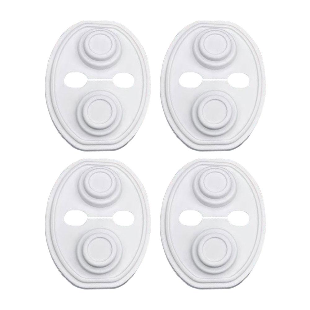4Pcs Car Door Lock Pads Auto Door Buffer Shock Absorber Silicone Car Door Closing Buffer Cushion Protector Goods