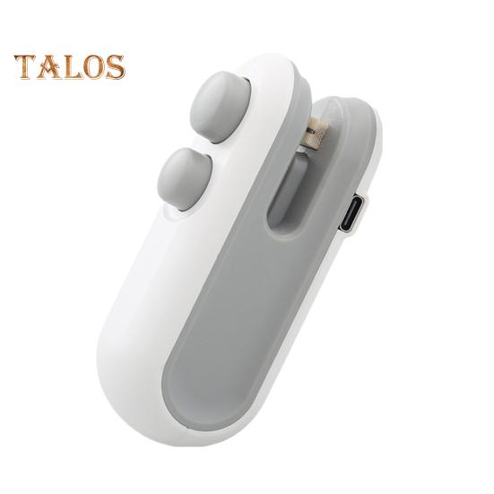 Mini Bag Sealer 2-in-1 Rechargeable Bag Sealing Machine for Snack Bags Portable Handheld Food Sealer Heat Sealing Cutting Plastic Bag