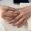 925 Sterling Silver Rings for Women Men Couple Minimalist Handmade Simple Retro Strip Ring Party Jewelry Gift Prevent Allergy