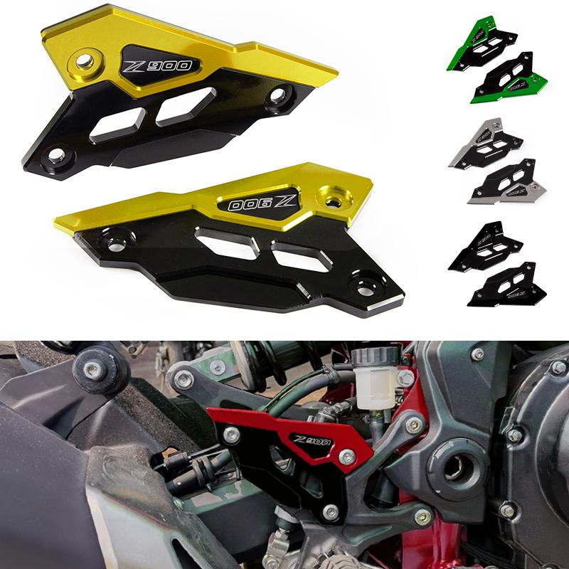 

Для Kawasaki Z 900 Z900 2017-2022 2023 защита педали мотоцикла задняя педаль защита пяточная пластина декоративная
