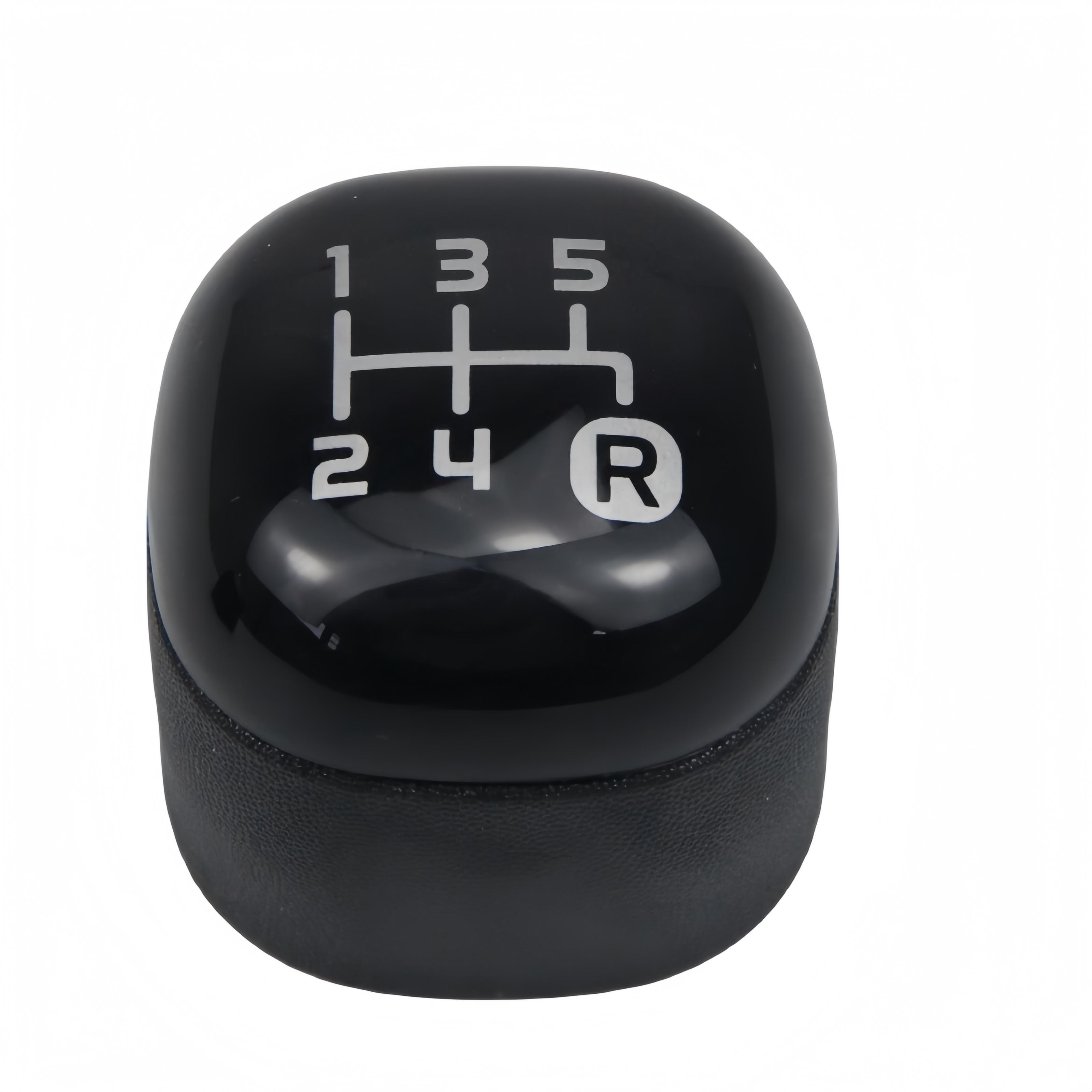 Gear Knob Stick Button Head For Fiat For Panda 2012-on Manual Transmission Handle 5 Speed Black Car Gear Shift Knob Handball 5 Speed