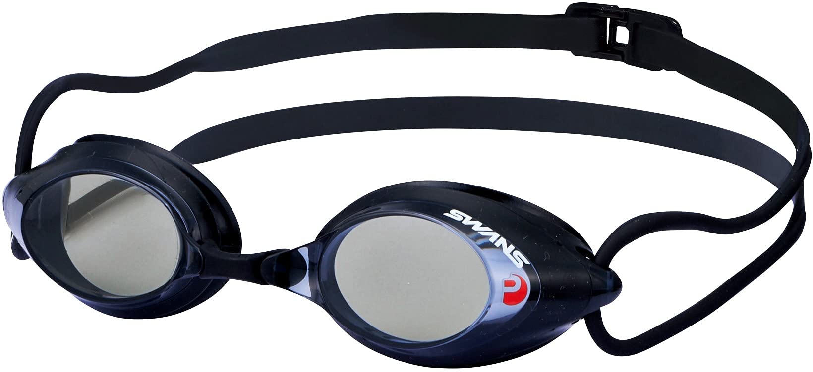 

Japanese Swimming Goggles SMBK Smoke Black Racing Cushioned Fina Certified [SWANS] SRX-NPAF