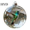 Handmade Glass Christmas Decorations Bird Acrylic Ornaments 2D Cardinals Animal Tree Elegant Decor Handcrafted Holiday Hanging for Home 3D Balls