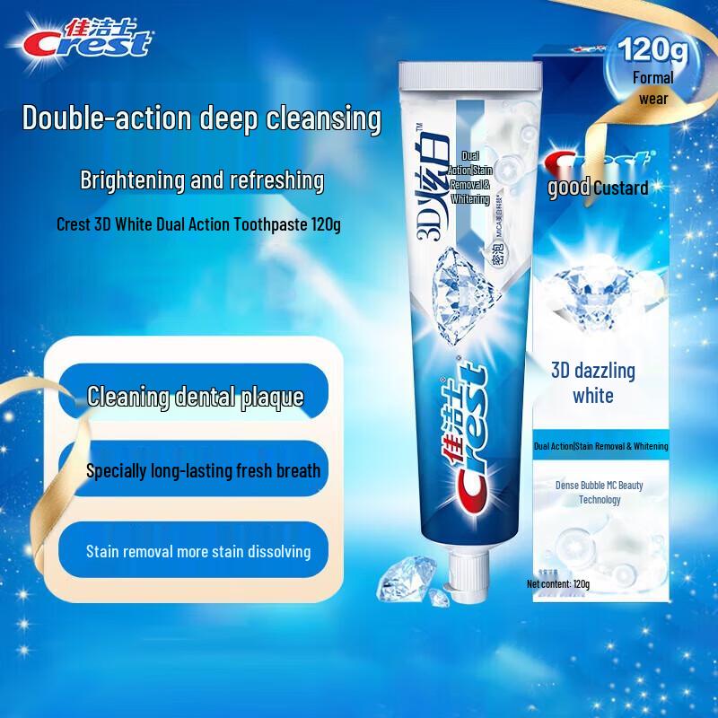 Crest 3D White Dual Effect Toothpaste