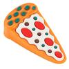 Silicone Silicone Door Stopper Shock Absorbent Reusable Anti-collision Stopper Cartoon Pizza Design No Drilling Required