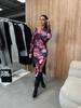 Autumn 2024 Street Style Irregular Split Dress for Women