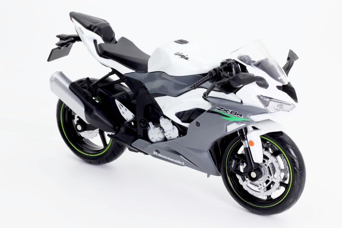 

Мотоцикл Doyusha Diecast 2023 Kawasaki Ninja Grey Готовый продукт 1/12 ZX-6R