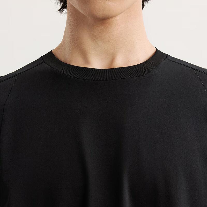 Men's Solid Loose Fit Crew Neck Half Sleeve T-Shirt