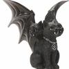 Bat Winged Cat Black Cat Halloween Scene Decoration