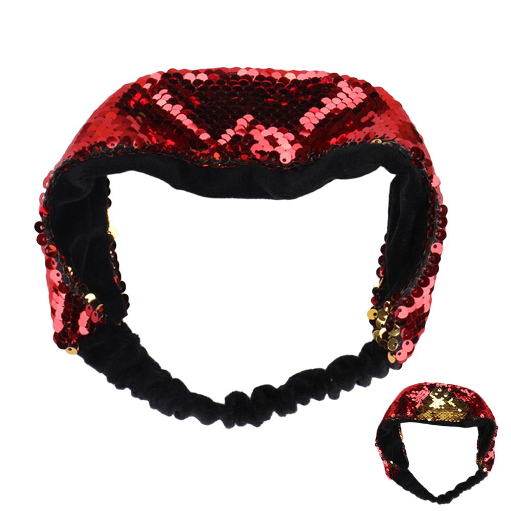 Girl Double-side Sequins Headband Fish Scale Design Delicate Hair Band
