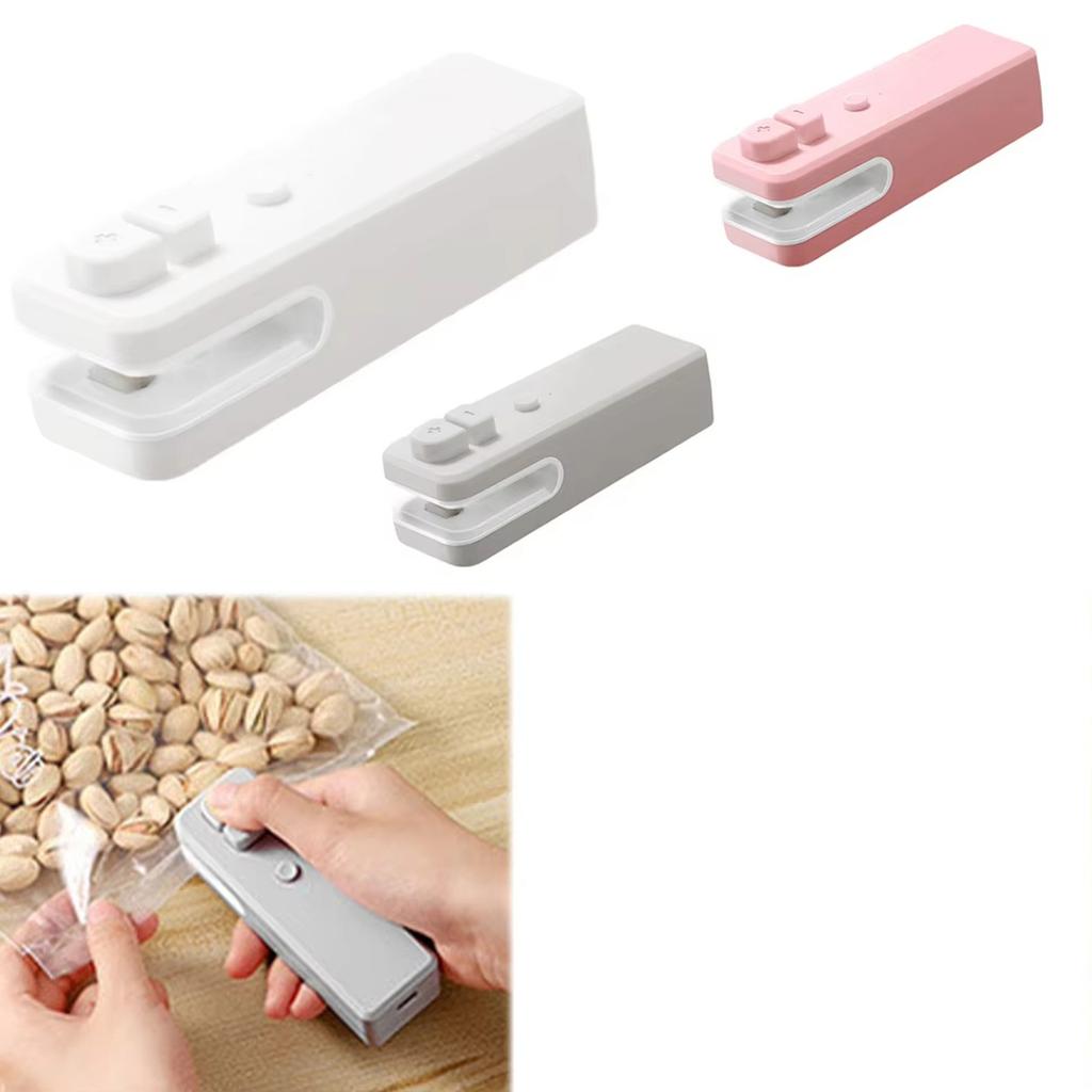 USB Rechargeable Bag Sealer 2 in 1 Portable Food Sealing Machine
