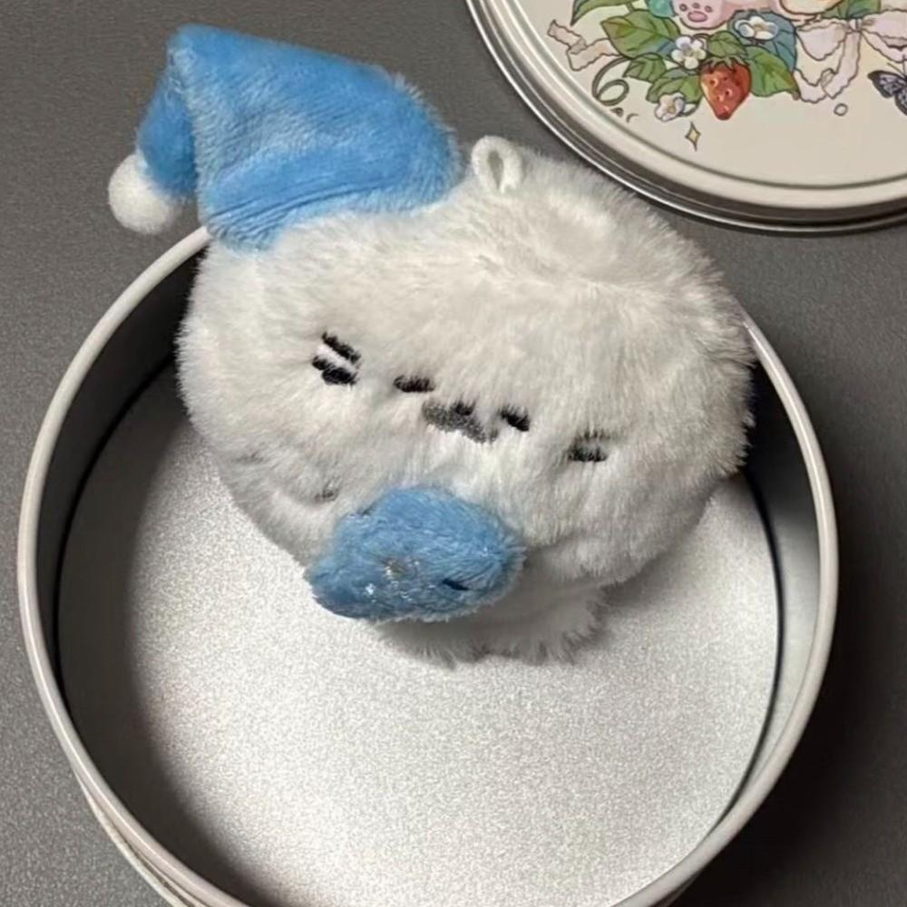 Plush Seal Plush Keychain Fluffy Bag Charm Sea Theme Animal Key Pendant  Girls