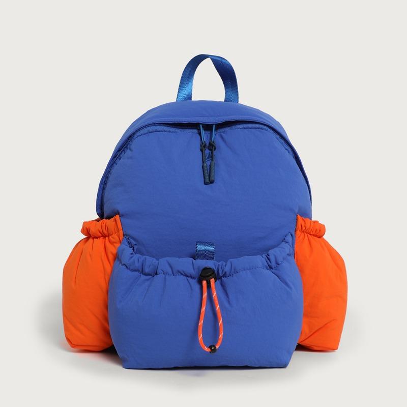 

Маленький рюкзак Высокий уровень внешнего вида Женский рюкзак Сумка для велоспорта на открытом воздухе Сумка для поездок на работу для студенток оранжевый/синий