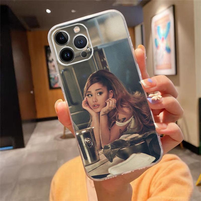 

Girl Singer Ariana-Grande Phone Case Carcasa Funda For iPhone 17 Pro Max Air 16 15 14 13 Pro Max 15 16 Pro 15Plus 16E Case iPhone 17