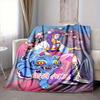 Custom 1pc Floral Fantasy Journey Blanket, Soft And Comfortable Blanket, Casual Warm, Camping Travel Blanket, Birthday Gift Q912143