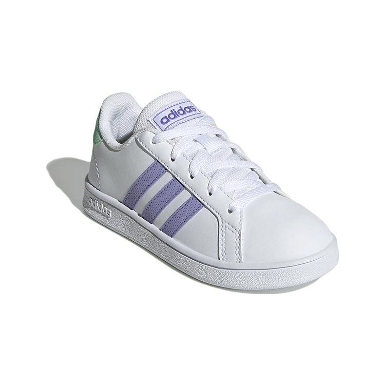 Adidas Neo Grand Court Kids Comfortable Low-Top Sneakers Kids Sneakers White GX5775