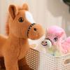 Long Mane Pony Plush Toys Simulation Cartoon Horse Stuffed Toy  Room Decoration