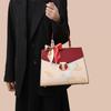 New Genuine Leather Women's Bag Chinese Style Embroidery Middle-aged Married Bride Mother-in-law Bag