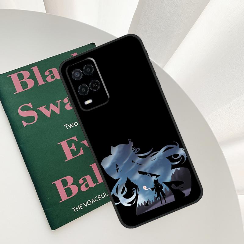 

Hu Tao Genshin Impact Cartoon Case For Oppo A54 A74 A94 A54S A57S A15 A16 A17 A52 A72 A76 A96 A58 A78 A98 A77 A5 A9 Cover OPPO A54 5G