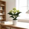 Small Jasmine Flower Garden Pot With Plastic And Silk Material For Outdoor Decor And Photography Props
