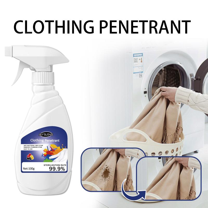 Clothes Stain Remover Strong Oil Stain Yellow Removal Dust Bleached Decontamination Multi-Effect Whiten Brighten Laundry Spray