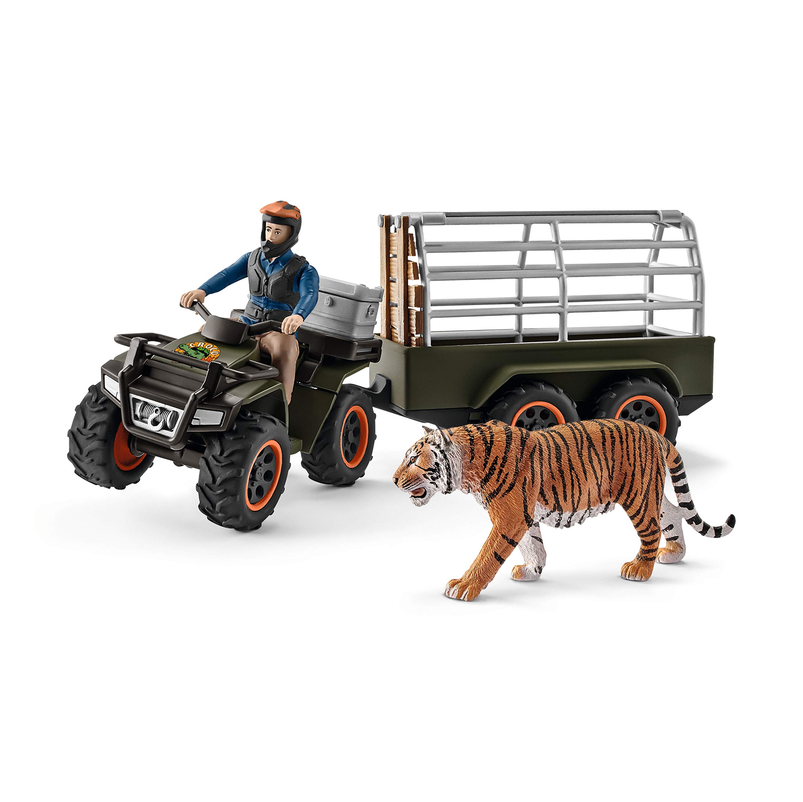 

Schleich Wildlife Jungle Expedition 4-Wheel Buggy Set Figure 42351
