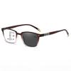 New Fashionable Photochromic Multifocal Presbyopia Glasses Men's Retro Ultra Light High-definition Anti Blue Light Glasses