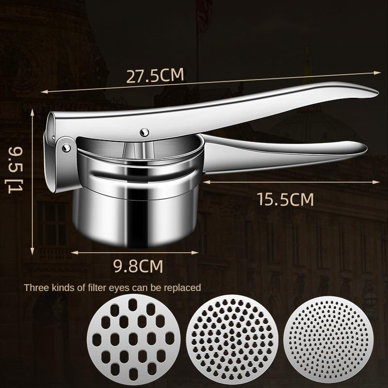 Manual Juicer Squeezer 304 Stainless Steel Large Lemon Clip Orange Pomegranate Juice Potato Garlic Paste Squeeze Water