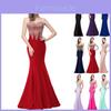 Elegant Women Formal Wedding Bridesmaid Evening Party Ball Prom Gown Long Cocktail Dress With Timeless Design