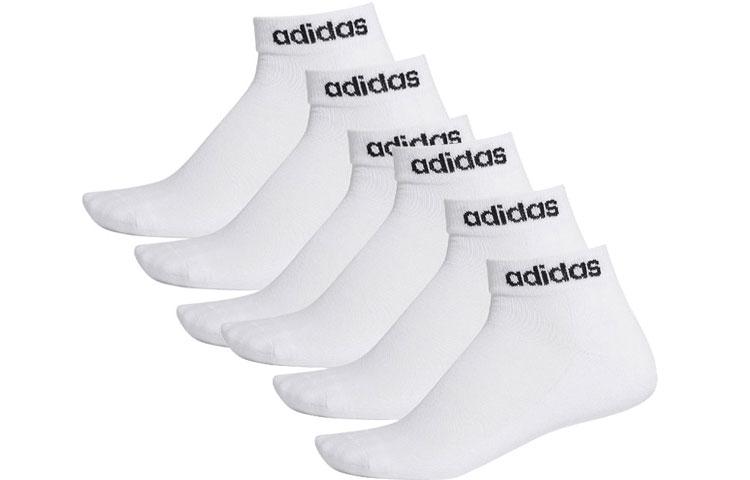 Adidas Ankle Socks Unisex 2 Set 6 Pack White FJ7715 XL