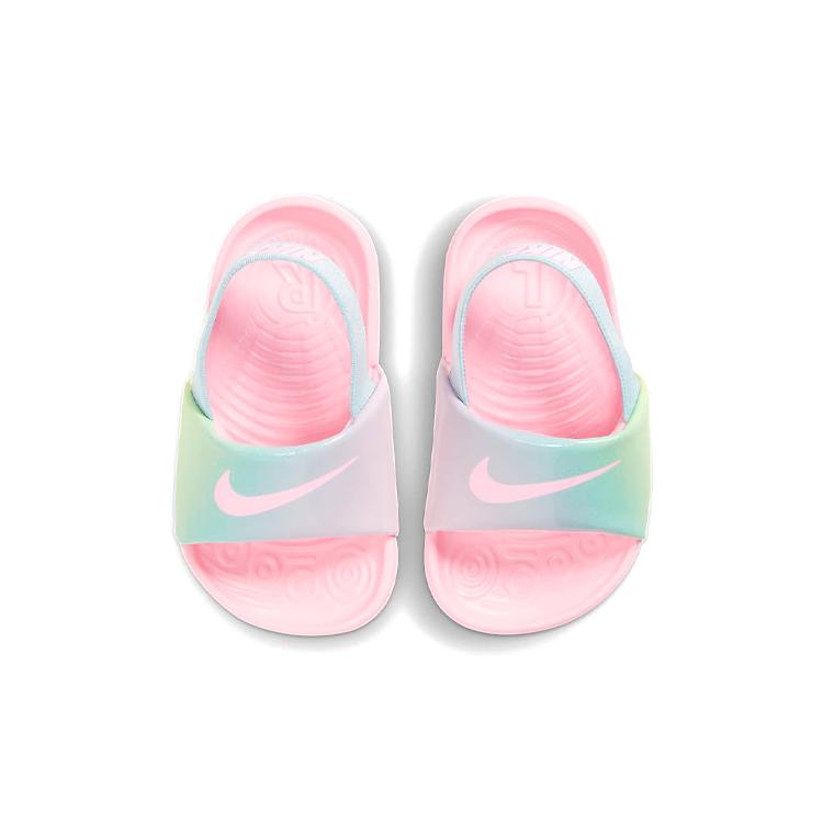 New Nike Kawa Slide Low Top Toddler Shoes Pink Blue Green Infant And Toddler CW1658-600