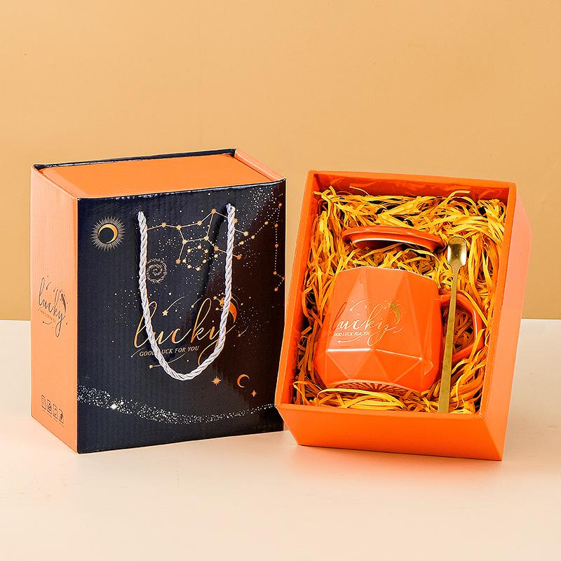 55° Temperature-Regulating Ceramic Coffee Mug Gift Set