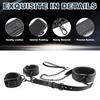Neck To Wrist Bdsm Bondage Sex Restraints Kit Couples Sex Toys Bondage Set With Chain Leash Back Handcuff Collar Slave Role Play