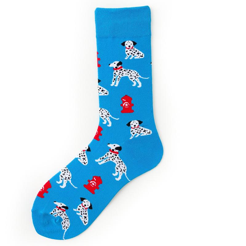 Hundreds Fashion Personality Cotton Socks Unisex Men Happy Street Skateboard Fruits Harajuku Gift Funny Boys Male Dress Sox