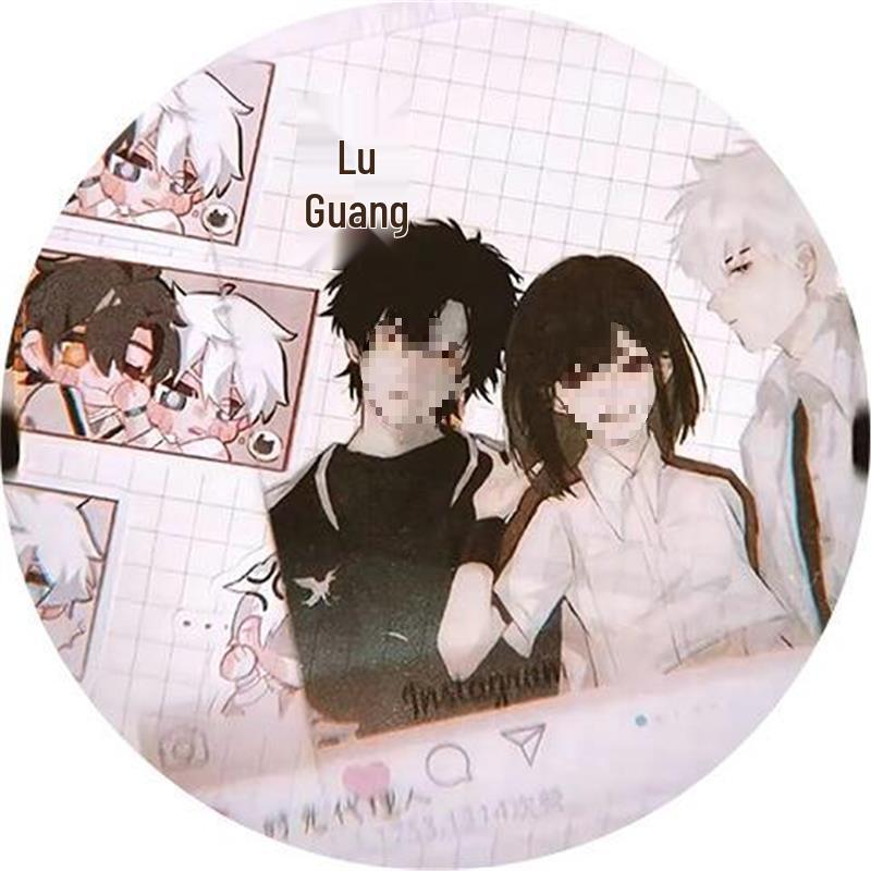 Link Click Peripherals: Extra-Large Acrylic Standee - Exquisite Qiao Ling & Lu Guang Desktop Ornament