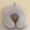 Portable Memory Foam U-shaped Travel Neck Pillow - Crystal Velvet Office & Airplane Nap Support