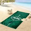 New York Jets Print Beach Towel, Large Soft Quick Dry Towel for Beach Camping Swimming