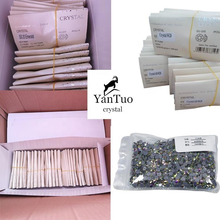 Yantuo SS20 AB Crystals Strong Glue Hotfix Trade Assurance Rhinestones for Mobile Phone Shell Garment Shoes-1 Bag